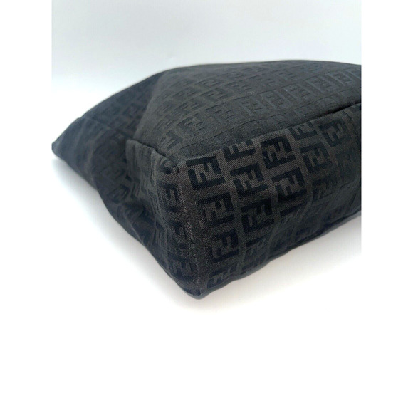 Fendi Hand Bag Black Nylon with Leather Straps - Picture 9 of 16